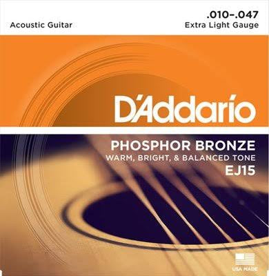 Guitar strings D’Addario 10-47 Acoustic