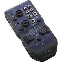 Load image into Gallery viewer, Zoom U44 Handy 4-In/4-Out Audio Interface Recorder
