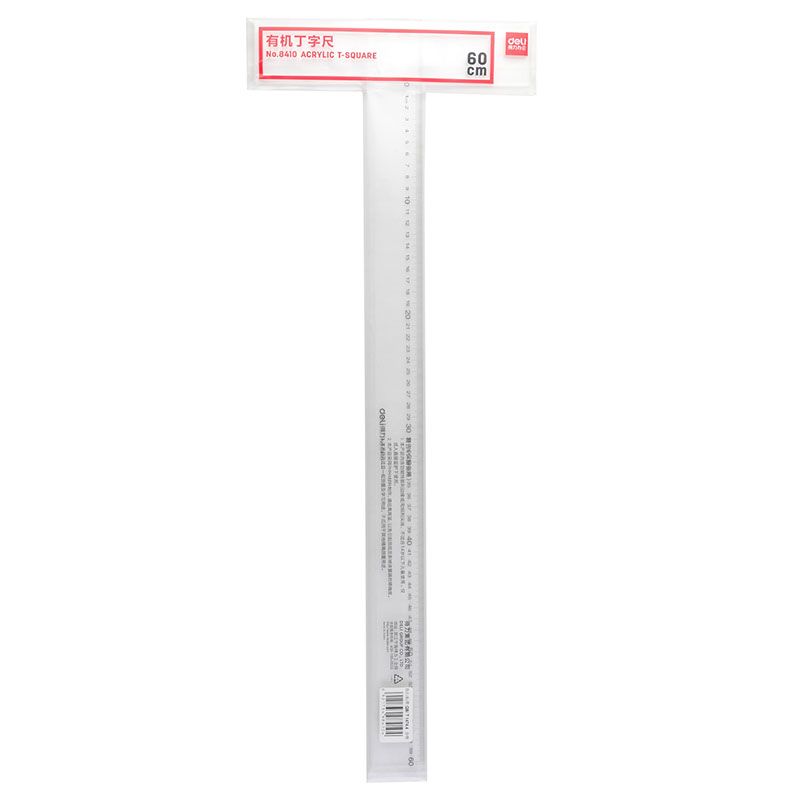 T - Square Ruler 60Cm Transparent