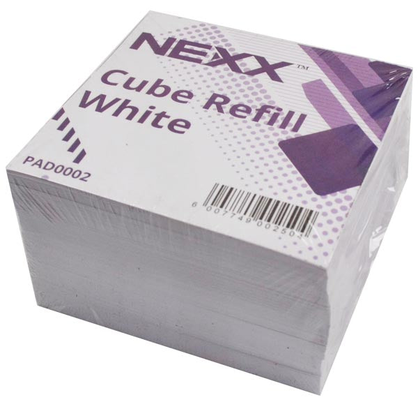 Nexx Cube Refills White (800 sheets) 100x100x65mm