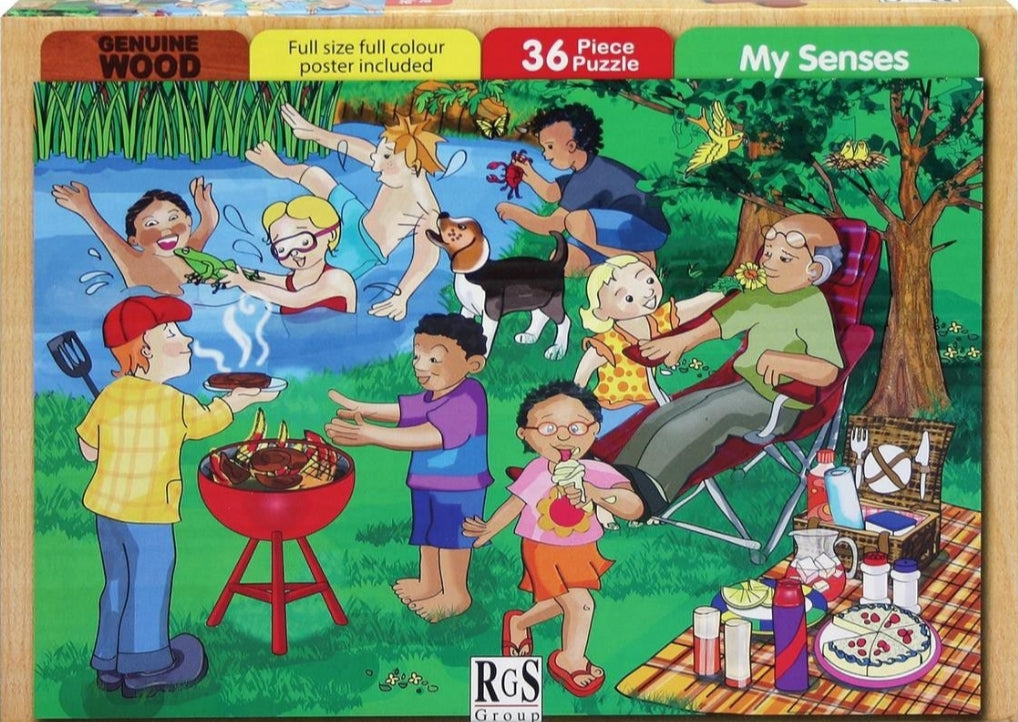 RGS Wooden 36 Piece Puzzle - Assorted Designs
