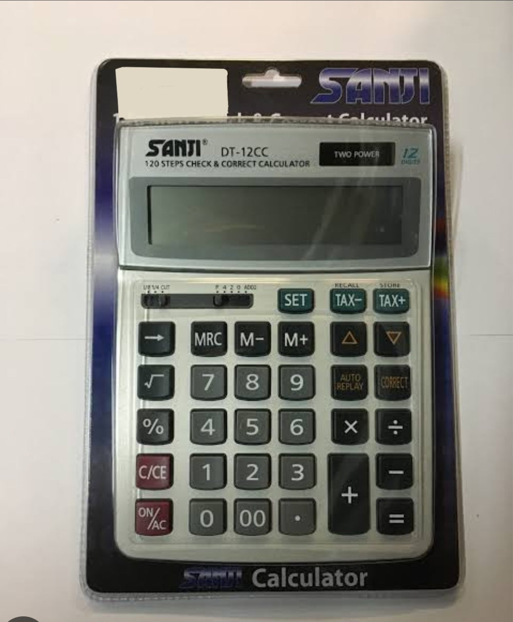 Sanji DT-12cc 12 Digit Calculator