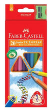 Load image into Gallery viewer, Faber-Castell junior Triangular colour pencil
