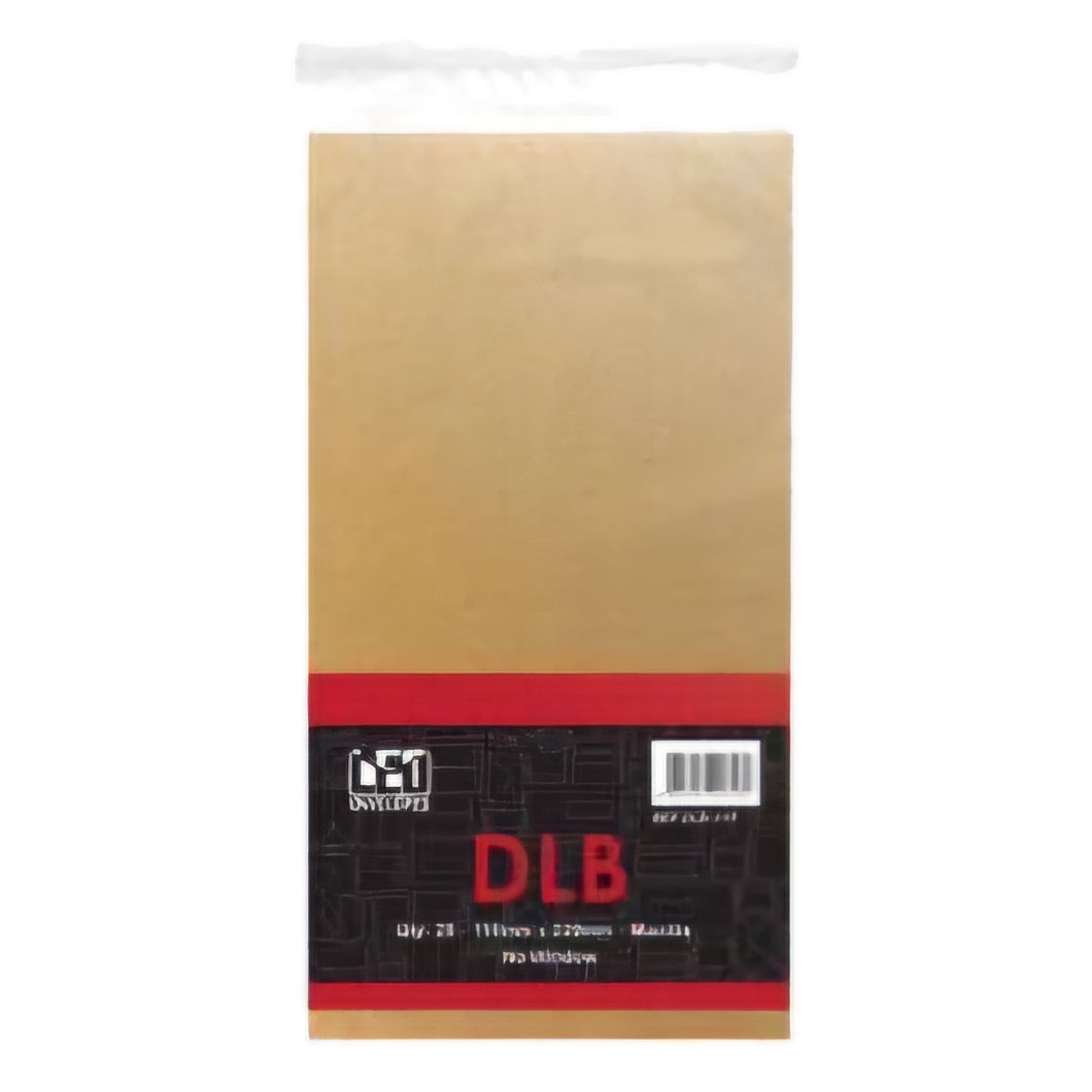 Leo Envelopes DLB Self Seal Manilla - Pack 25