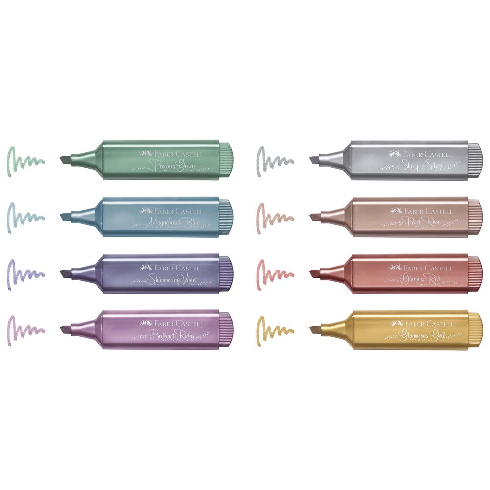 FABER-CASTELL METALLIC HIGHLIGHTERS LOOSE