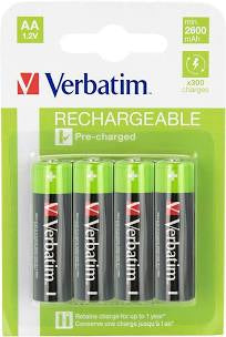 Verbatim AA rechargeable 4pack