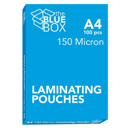 The Blue Box A4 Laminating pouches