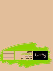Croxley note book A6 20pg JD113