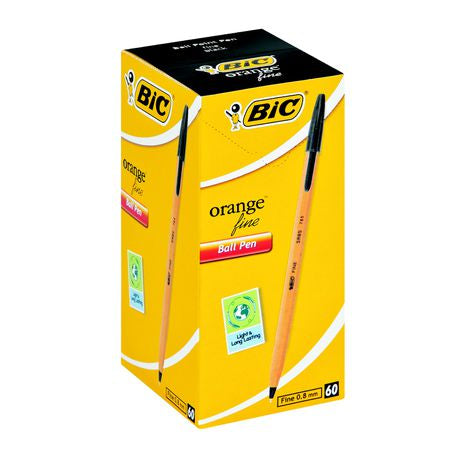 Bic orange fine pens box(60)