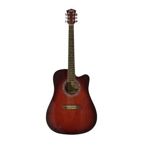 Washburn dread acoustic electric guitar Red