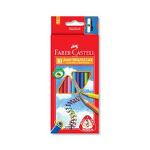 Load image into Gallery viewer, Faber-Castell junior Triangular colour pencil
