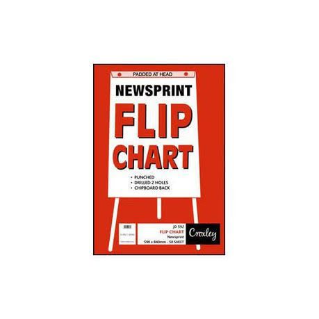 Croxley Flip Chart newsprint 50 Sheets JD593