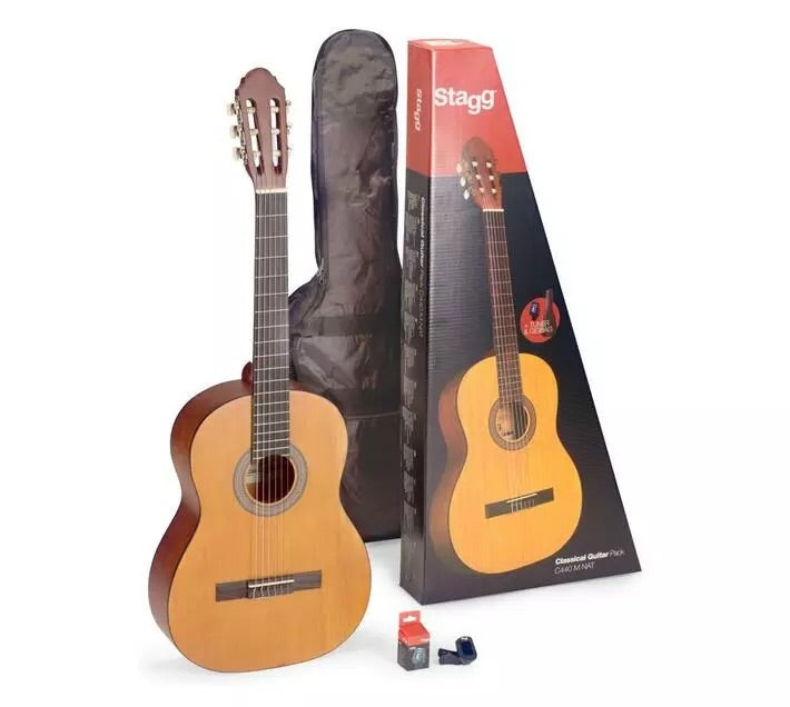 Stag classic guitar 4/4 +free bag and tuner