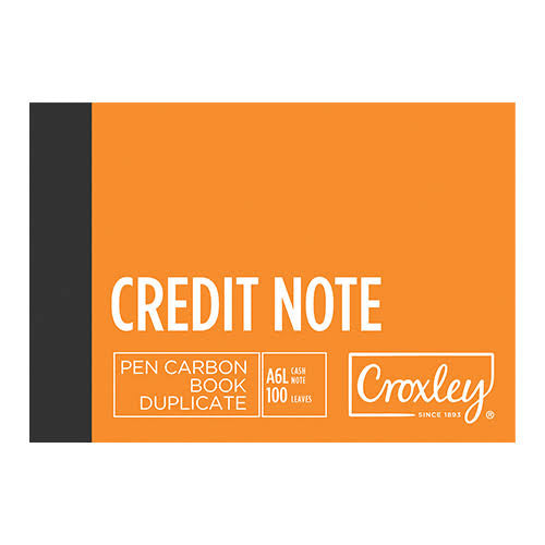 Croxley credit note duplicate JD16CN