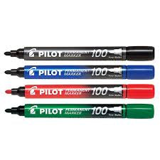 Pilot 100 permanent marking pen (bullet point)