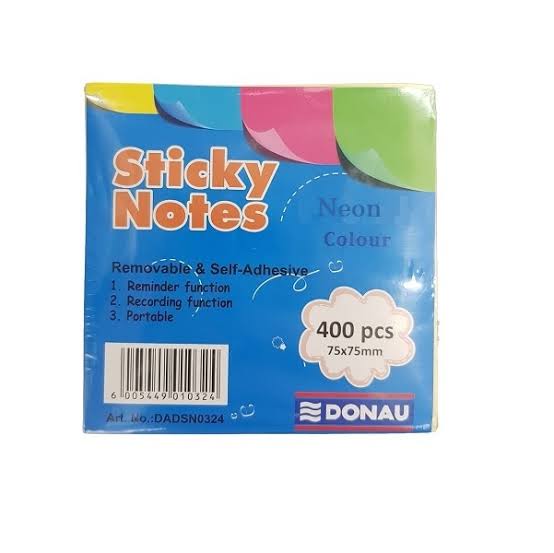 Sticky notes Donau 75x75mm