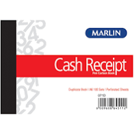 MARLIN A6 CASH RECEIPT DUPLICATE BOOK