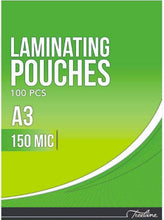 Load image into Gallery viewer, A3 Treeline Laminating Pouches 250 Mic
