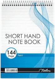 SHORT HAND NOTEBOOK TREELINE (144PAGES)